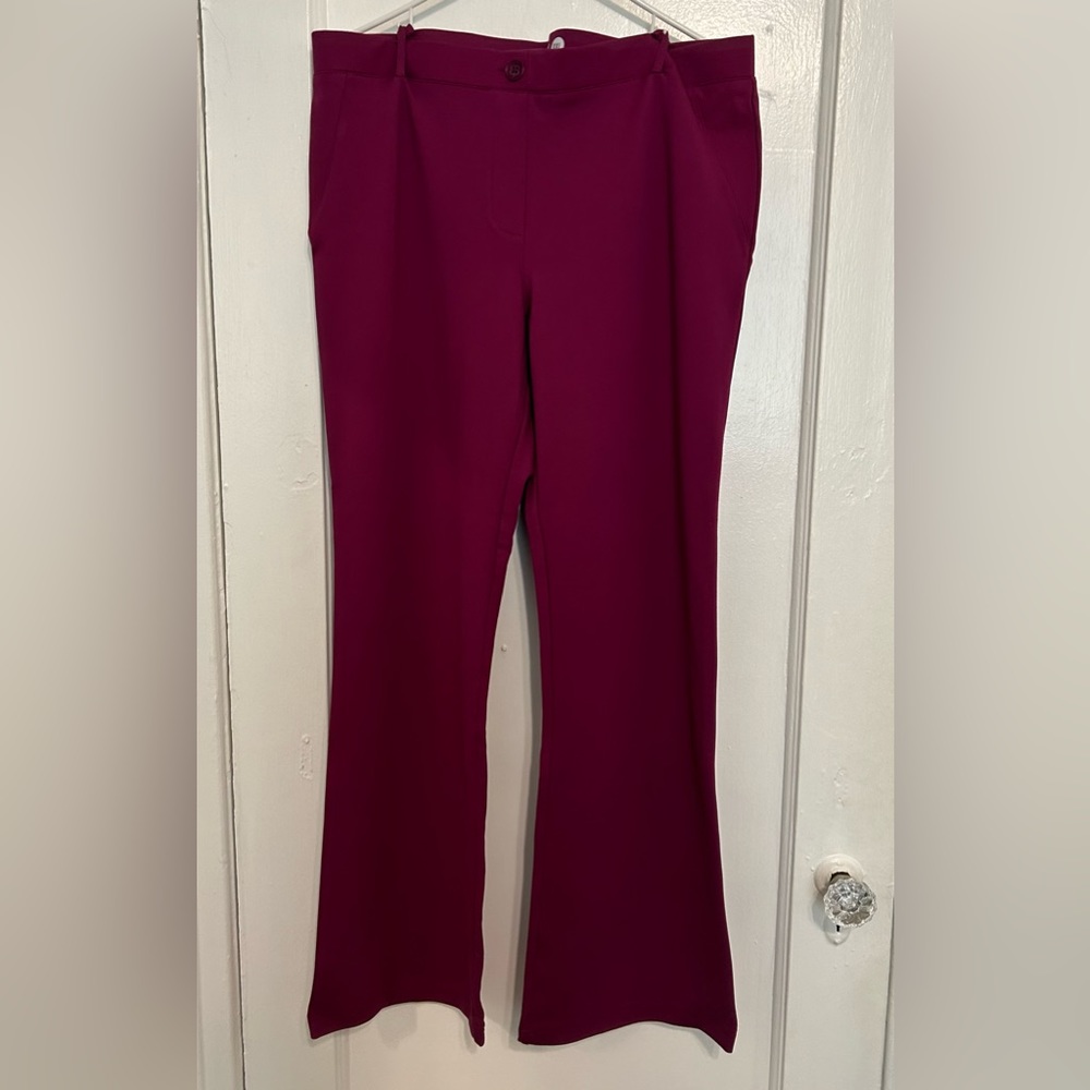 Betabrand classic boot-cut dress/yoga pant